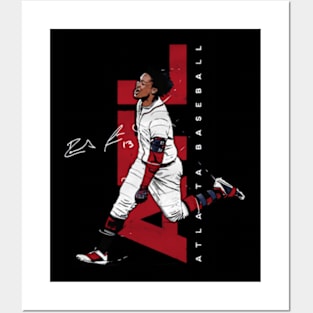 ronald acuna jr vertical Posters and Art